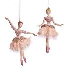 KURT S.ADLER " Urocza balerina - figurka świąteczna 16 cm różowa tiulowa spódnica