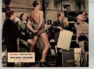 Two-Way Stretch-Beryl Reid-Bernard Cribbins-11x14-Color-Lobby Card