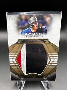 2022 Topps Tier One Max Kepler Prodigious Patch /10! Game Used 3 Color Patch!!!