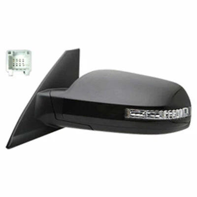 Left LH Mirror Power/Heated Foldable Smooth fits 2008 2011 Nissan Altima Coupe - Image 1 of 2