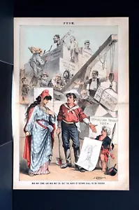 Civil Service Reform Goes On 1884 BEECHER CLARKE JONES SHURZ LYMAN INDEPENDENTS - Picture 1 of 10