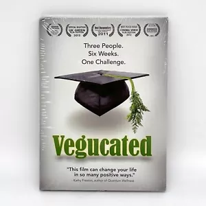 VEGUCATED - Vegan Diet Documentary DVD - NEW Sealed - Picture 1 of 2
