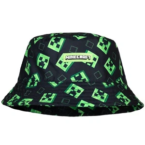 Minecraft chapeau de seau pour garçons de 5 à 12 ans chapeau d'été pour enfants léger - Photo 1/7