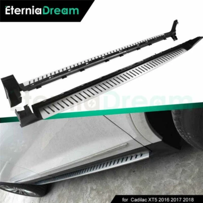 estriberas de aluminio aptas para Cadillac XT5 2017-2024 pedal de barra de paso Foto 1 de 4