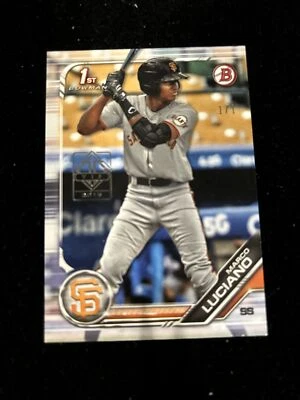 2019 Topps Transcendent VIP Bowman 1st Marco Luciano BP-82 1/1 - Image 1 of 2