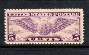 US Scott C12 VF/XF Airmail Mint Never Hinged Perf 11 Winged Globe 1930.. - Picture 1 of 2
