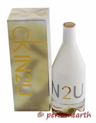 CK IN2U FOR HER 3.4/3.3 OZ SPRAY EDT POR CALVIN KLEIN NOVO EM UMA CAIXA - Imagem 1 de 2