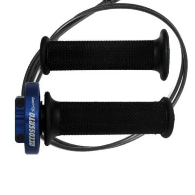 Accossato blue quick throttle control grips black Triumph Daytona 675 2007-2009 Foto 1 de 4