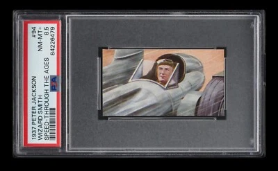 1937 ⛽ PSA-8.5 - #94 -Peter Jackson Speed Through The Ages Norman Leslie Smith - Image 1 of 2