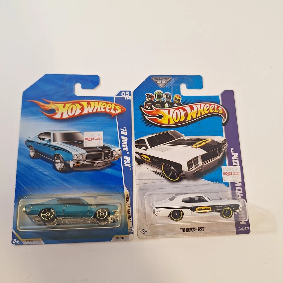 Buick GSX verde y blanco Hot Wheels 70  Foto 1 de 4