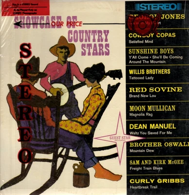 Showcase of Country Superstars LP, Guest Star 1964, Various, George Jones ~ VG+ - Image 1 of 4