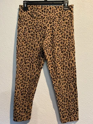 J.Crew Leggings (MEDIUM) Crop Leopard Print Animal Cheetah High-Rise Gym Yoga Sa - Image 1 of 4