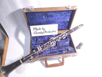 Clarinete madera granadilla Yamaha YCL-35 | astillas y óxido | Para reparación/piezas Foto 1 de 4