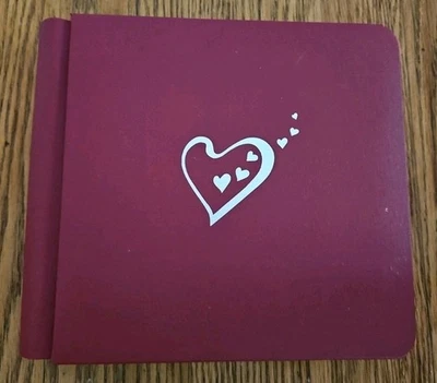Álbum Creative Memories 7x7 CORAZÓN BORGOÑA ¡Con 12 Hermosas Páginas! Foto 1 de 4