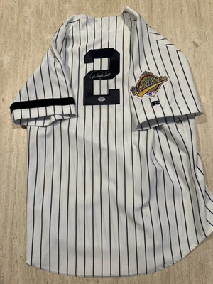 Derek Jeter AUTO Signed Yankees 1996 World Series Game Model Sz 48 Jersey PSA - Image 1 of 4
