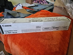 Oryginalny czarny toner Canon T01 ImagePRESS C600 C700 C800 Vat Inc - Zdjęcie 1 z 6