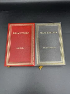 Vintage Frankenstein Dracula Lot Editions Ferni Geneve 1978 French Translations - Imagen 1 de 13