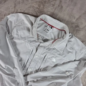 The North Face Men's Long Sleeve Nylon Hike Shirt Dark White Fishing Size XXL - Picture 1 of 7
