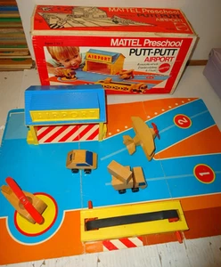 Vintage 1973 Mattel PRESCHOOL Putt- Putt AIRPORT W/BOX- - Picture 1 of 3