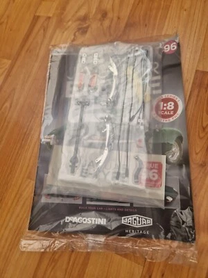 1/8 DEAGOSTINI BUILD YOUR OWN THE JAGUAR E-TYPE CAR ISSUE 96 INC PART - Image 1 of 2