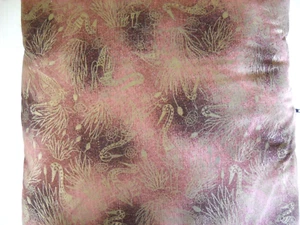 **ABSTRACT PATTERN CUSHION PINK BASE COLOUR 35cm x 35cm WITH ZIP OFF COVER** - Picture 1 of 3