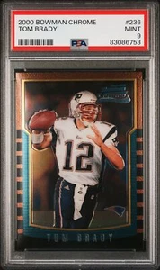 2000 Bowman Chrome Tom Brady #236 PSA 9 Rookie RC Patriots Buccaneers Bucs Pats - Picture 1 of 2