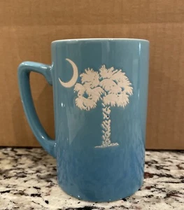 South Carolina State Flag Mug Blue•White Palmetto Palm•Crescent Moon (Brand NEW) - Picture 1 of 3