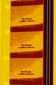 MERRYLL LYNCH COMMERCIAL WARM COLOR 16MM FILM ROLLED NO REEL B78 - Picture 1 of 5