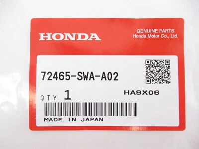 Moldura de marco de puerta delantera para conductor Honda 72465-SWA-A02 2007-2011 CR-V original OEM Foto 1 de 3