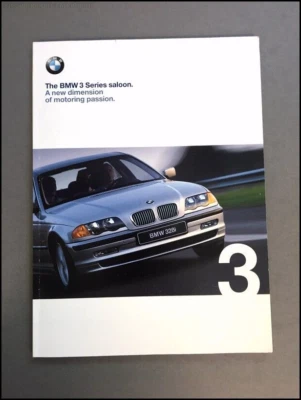 1999 BMW 328i 323i 3-Series Sedan 70-page UK Original Car Sales Brochure Catalog Foto 1 de 4
