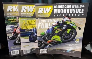 RW MOTORCYCLE - July, Aug, & Sept Track-Day 2023 3-Issue Bundle - Picture 1 of 4