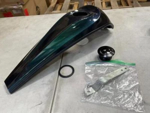 OS&D Advanblack Snake Venom Tank Dash Console Chrome Forest for Harley 08+ - Bild 1 von 6