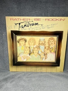 Tantrum - Rather Be Rockin - Ovation - EX/EX - Autographed Promo LP w/Press Info - Picture 1 of 9
