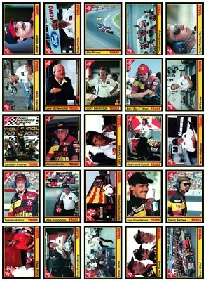 1992 Traks Team Sets Robert Yates 25 NASCAR Trading Card Set - Image 1 of 2