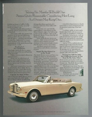 1990 ROLLS-ROYCE advertisement, Rolls Royce Silver Ghost, print ad  — 第 1/3 张图片
