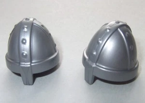 13011, casco, casco en olla (con protector nasal), plata - Imagen 1 de 1