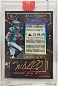 Wendell Smallwood 2016 Panini Black Gold TAG Patch RC Auto #'d 4/5- EAGLES - Picture 1 of 2
