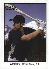 2010 TRISTAR Obak Black #1 Dustin Ackley /50