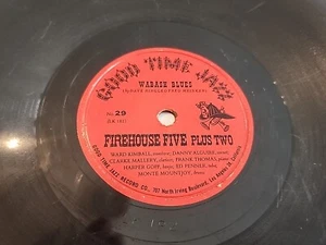 10" 78 rpm RECORD GOOD TIME JAZZ 29 FIREHOUSE FIVE PLUS TWO 12TH ST RAG / WABASH - Picture 1 of 4