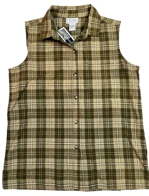 Новый с Ярлыками Jennifer Moore женщин без рукавов хлопок работы похода на открытом воздухе рубашка размер маленький - Изображение 1 из 4