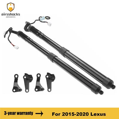 Par de apoios de suspensão elétricos traseiros para 2015-2020 Lexus NX200t NX300h 2.0L 2.5L - Imagem 1 de 4