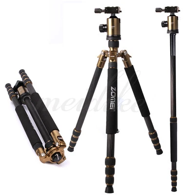Zomei Z888C Lightweight Aluminum Tripod With 360 Degree Ball Head For DSLRCamera - Image 1 of 4