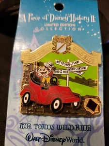 Disney Pin Mr. Toad's Wild Rid Piece of History 2006 PODH Ichabod LE WDW 46288 - Picture 1 of 3