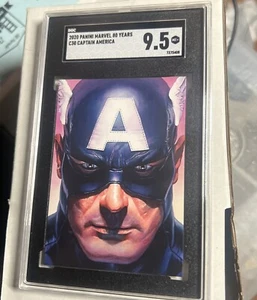 MARVEL SGC 9.5 GEM MINT - 2020 Panini 80 YEARS CAPTAIN AMERICA #C39/50 - Picture 1 of 4