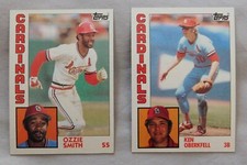 1984 Topps St Louis Cardinals Baseball Card Pick one