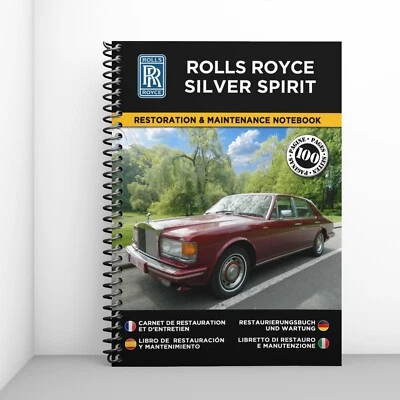 ROLLS-ROYCE SILVER SPIRIT : Libretto Di Restauro/Manutenzione CONSEGNA GRATUITA - Immagine 1 di 4