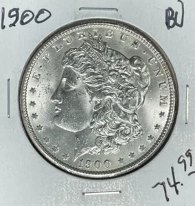 DÓLAR DE PLATA MORGAN 1900 ~ BU ~ MONEDA BONITA ~ REF# D/S - Imagen 1 de 2