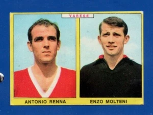 FIGURINA CALCIATORI PANINI 1966 67 ANTONIO RENNA ENZO MOLTENI REC/REMOVED - Picture 1 of 2