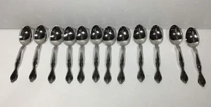 Set of 12 SSS Oneida Lakewood Tuxedo teaspoons silverware - Picture 1 of 6
