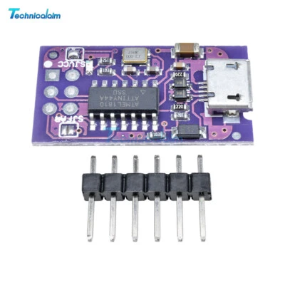 5V Micro USB Tiny AVR ISP ATtiny44 USBTinyISP Programmer For Arduino Bootloader - Bild 1 von 4